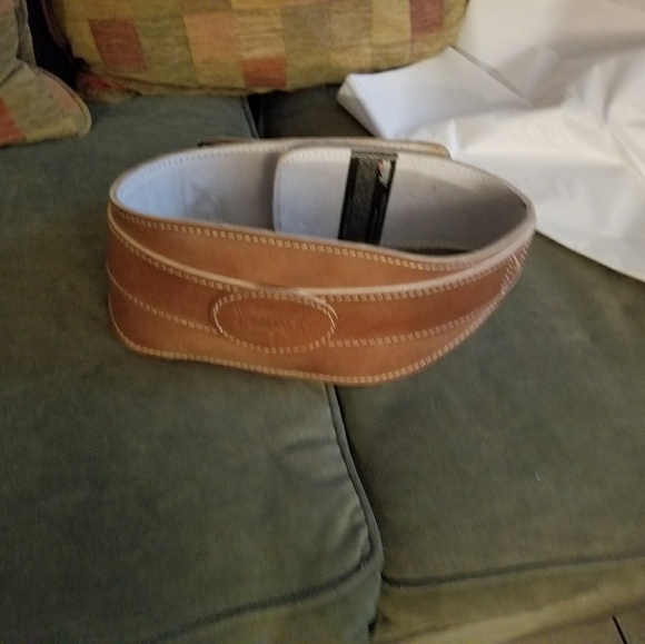 Schiek leather weightlifting belt - Picture 4 of 4